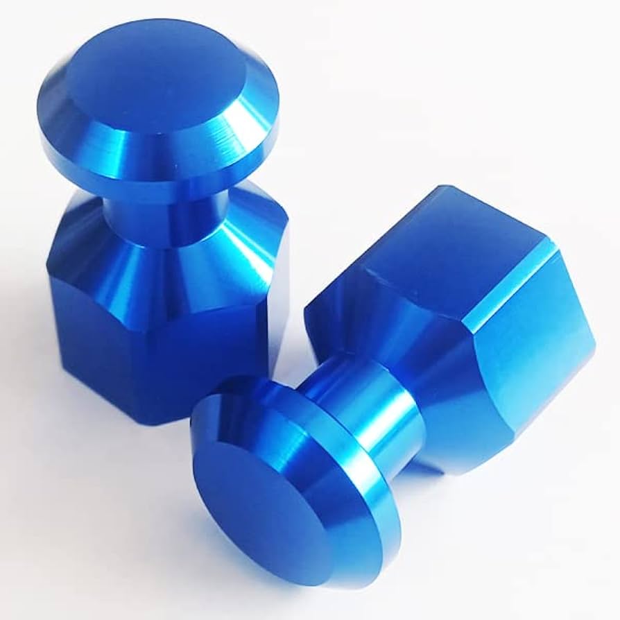 Amazon | リアサスペンション リアショック 荷掛けナット 青 M10